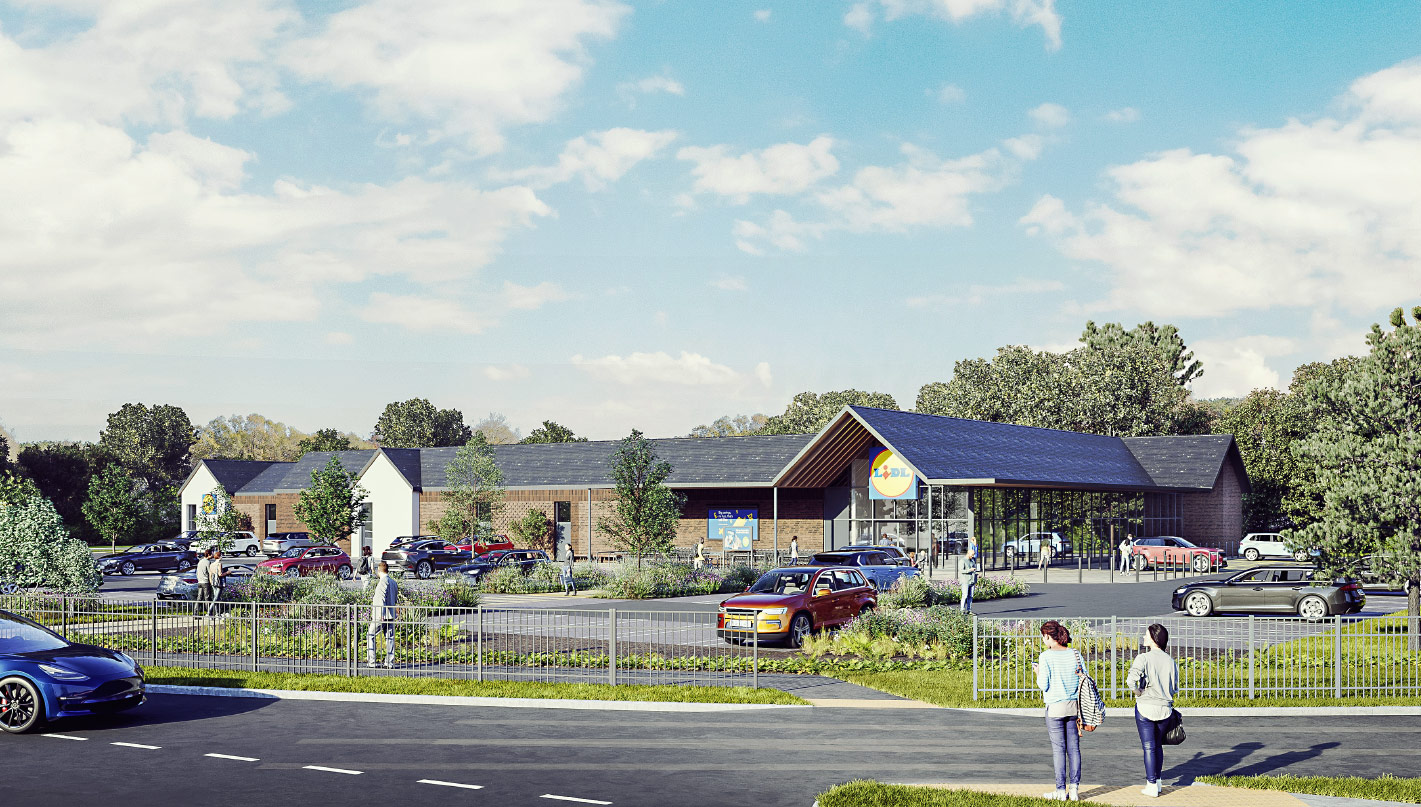 3D visual of the store